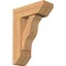 Ekena Millwork Funston Slat Smooth Bracket w/ Offset Brace, Western Red Cedar, 7 1/2"W x 20"D x 28"H BKT0806X20X28FST06SWR - alternate 1